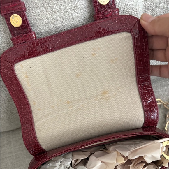 Vintage Tory Burch Small Crossbody Purse in Dark Red - Picture 2 of 5